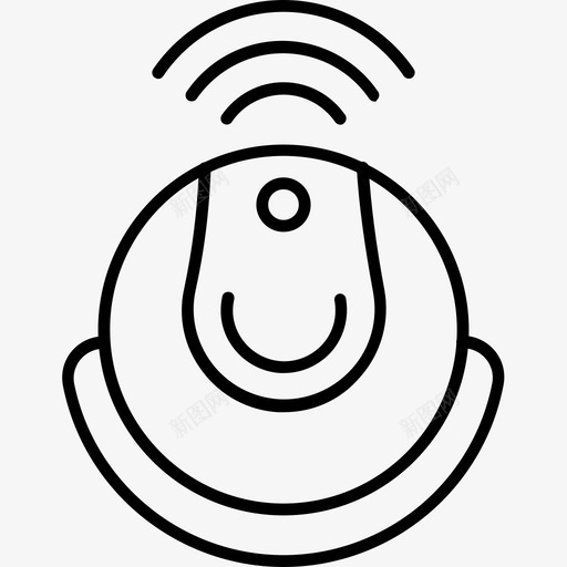 智能吸尘器报警器吸尘器svg_新图网 https://ixintu.com 吸尘器 智能 报警器 安全 人工智能