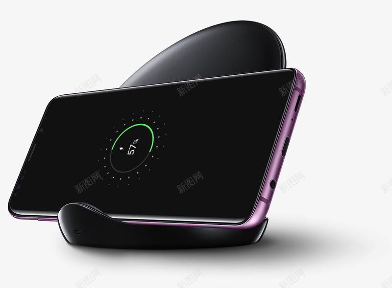 黑色放置在黑色无线充电器支架上的GalaxyS9png免抠素材_新图网 https://ixintu.com 黑色 放置 置在 无线 充电器 支架 架上