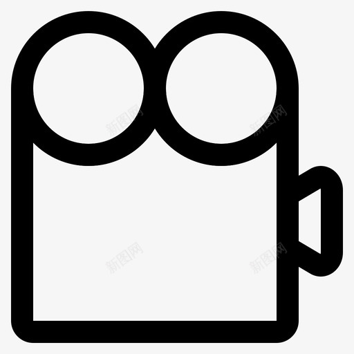 摄像机经典的旧的svg_新图网 https://ixintu.com 摄像机 过去 去的 复古 经典 旧的 时间