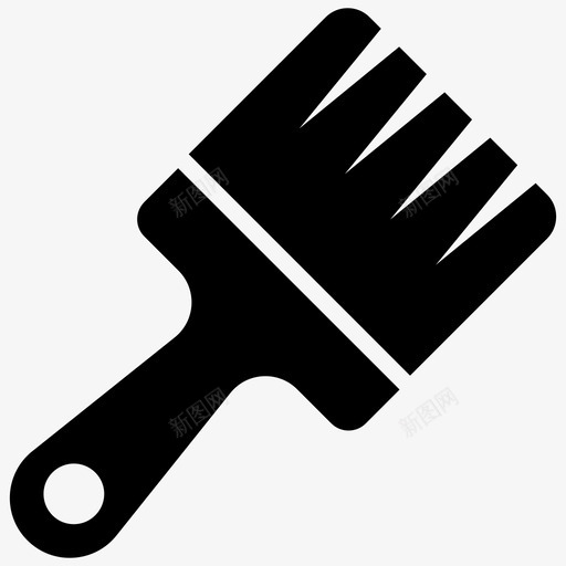 画笔绘画设备绘画工具svg_新图网 https://ixintu.com 画笔 绘画 设备 工具 房屋装修 建筑 字形 矢量 矢量图 图标