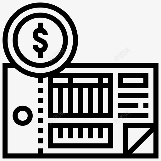 收据帐单已付svg_新图网 https://ixintu.com 收据 帐单 已付 价格 费率 交货