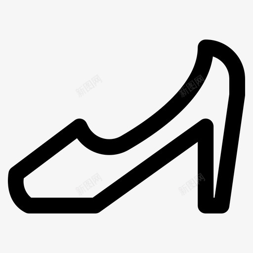 高跟鞋鞋类鞋svg_新图网 https://ixintu.com 高跟鞋 鞋类 鞋网 店类 类别