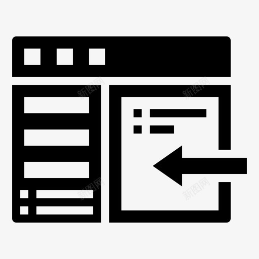侧边栏浏览器设计svg_新图网 https://ixintu.com 侧边 浏览器 设计 设计界 界面 网页