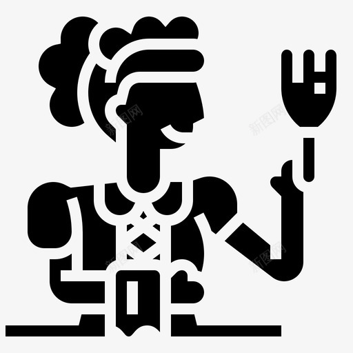 女佣清洁工酒店svg_新图网 https://ixintu.com 女佣 清洁工 酒店 管家 服务 职业女性 雕文