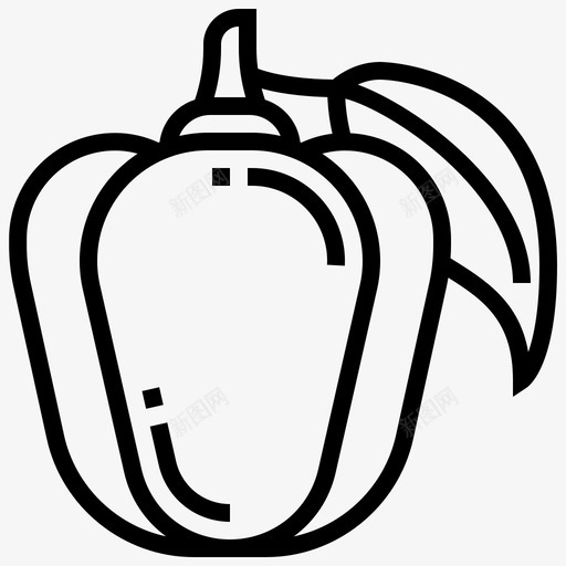 胡椒铃铛食品svg_新图网 https://ixintu.com 蔬菜 胡椒 铃铛 食品 有机 蔬菜生产 生产线