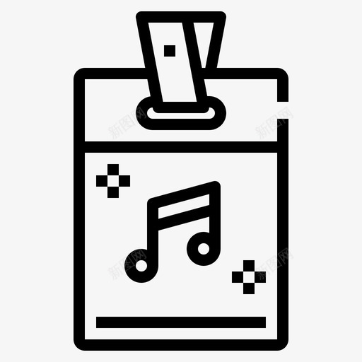 贵宾卡入口音乐svg_新图网 https://ixintu.com 贵宾卡 入口 音乐 门票 音乐节