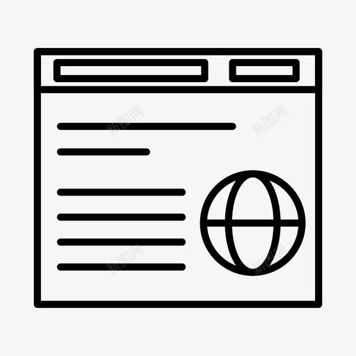 网页浏览器电子商务svg_新图网 https://ixintu.com 网页 网页浏览 浏览器 电子商务 互动 用户界面