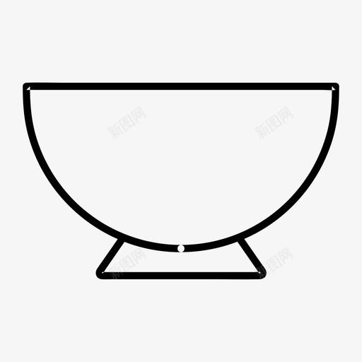 碗陶瓷烹饪svg_新图网 https://ixintu.com 陶瓷 烹饪 饮食 厨房 网络