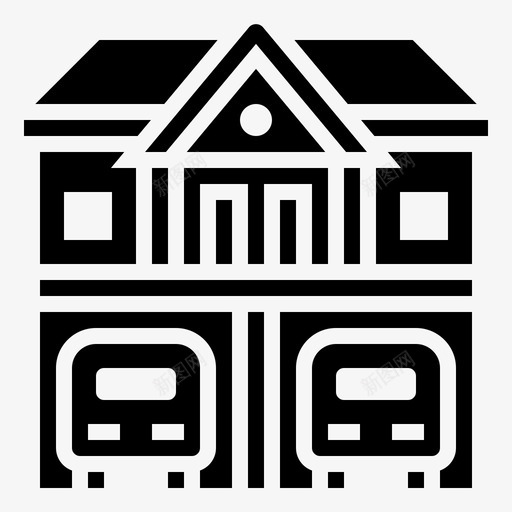 消防站建筑应急svg_新图网 https://ixintu.com 消防 建筑 应急 救援 公共服务 雕文