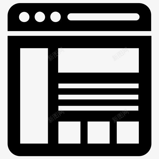 网页界面网页内容网页设计svg_新图网 https://ixintu.com 网页 界面 内容 网页设计 布局 网页模板 摄影 平面设计 字形 图标