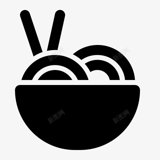 面条韩国食品意大利面svg_新图网 https://ixintu.com 面条 意大利 韩国 食品 拉面 快餐 固体