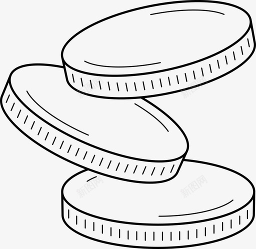 存钱银行硬币svg_新图网 https://ixintu.com 存钱 银行 硬币 便士 堆叠