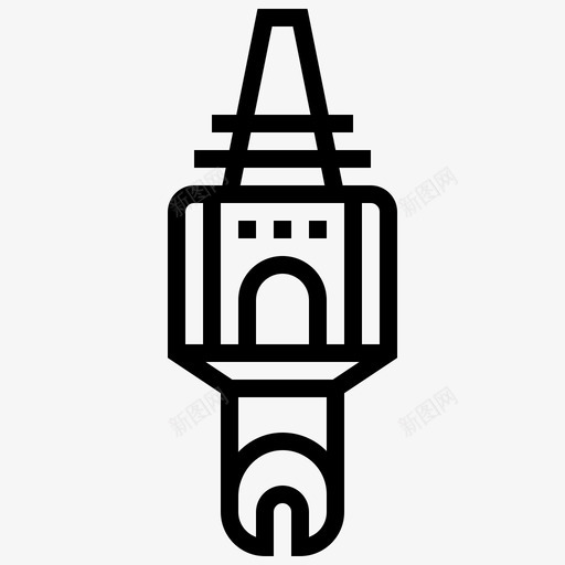 高压探测器电气传感器svg_新图网 https://ixintu.com 高压 探测器 电气 传感器 电子 测量 线路