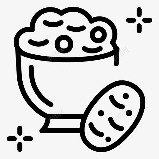 土豆泥碗食物svg_新图网 https://ixintu.com 感恩节 土豆 泥土 泥碗 食物 第一天 提纲