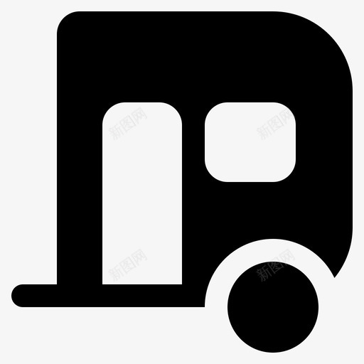 帐篷车探险野营svg_新图网 https://ixintu.com 帐篷 篷车 野营 探险 户外 房车 旅行