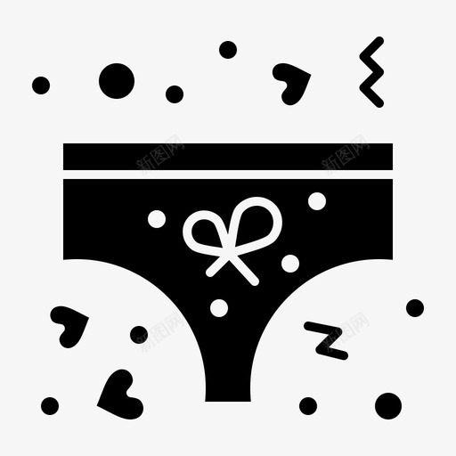 衣服爱情内裤svg_新图网 https://ixintu.com 衣服 爱情 内裤 内衣 内衣情人 情人节 实心 雕文