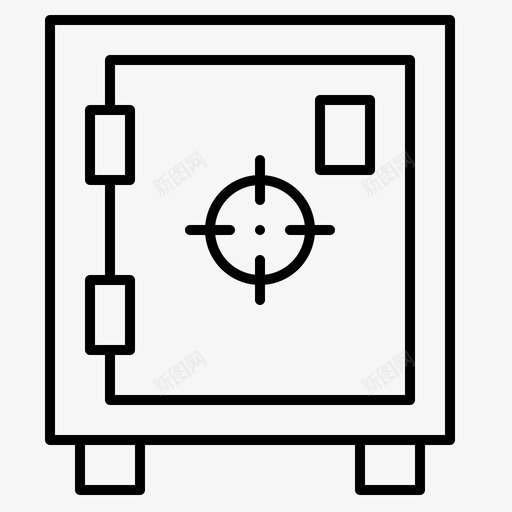 储物柜保险柜商业细线组222svg_新图网 https://ixintu.com 保险柜 储物柜 商业 细线 线组