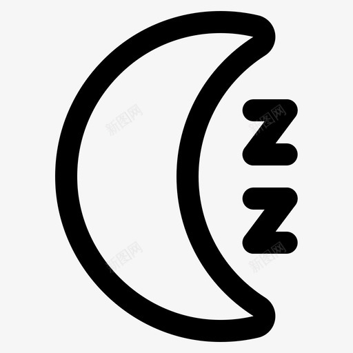 晚上睡觉睡觉时间梦svg_新图网 https://ixintu.com 睡觉 晚上 时间 月亮 天气 夜行