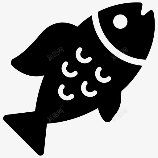 鱼水生动物食物svg_新图网 https://ixintu.com 鱼水 水生 动物 食物 生鱼 海鲜 食品 饮料 字形 矢量 矢量图