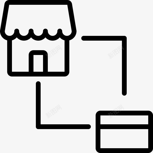 支付在线购物电子商务市场svg_新图网 https://ixintu.com 支付 在线购物 电子商务 市场 商店 购物 在线 思考
