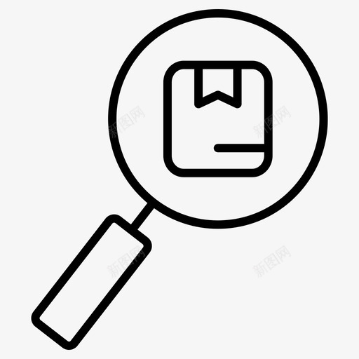 跟踪包裹提货查找产品svg_新图网 https://ixintu.com 跟踪 包裹 发货 提货 查找 产品 单薄