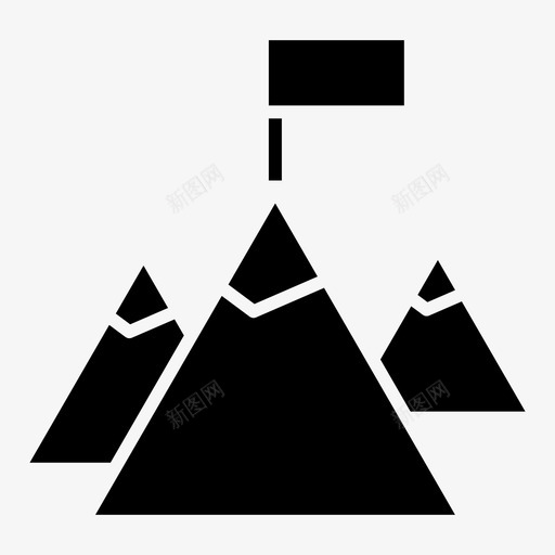 山脉旗帜喜马拉雅山svg_新图网 https://ixintu.com 顶峰 山脉 旗帜 喜马拉雅山 地理位置