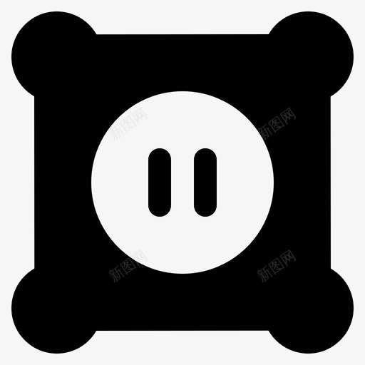 睡眠夜枕暂停卧室午睡svg_新图网 https://ixintu.com 睡眠 夜枕 暂停 卧室 午睡 休息 固体
