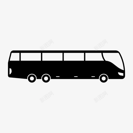 大客车城际客运svg_新图网 https://ixintu.com 大客车 客运 城际 交通 工业