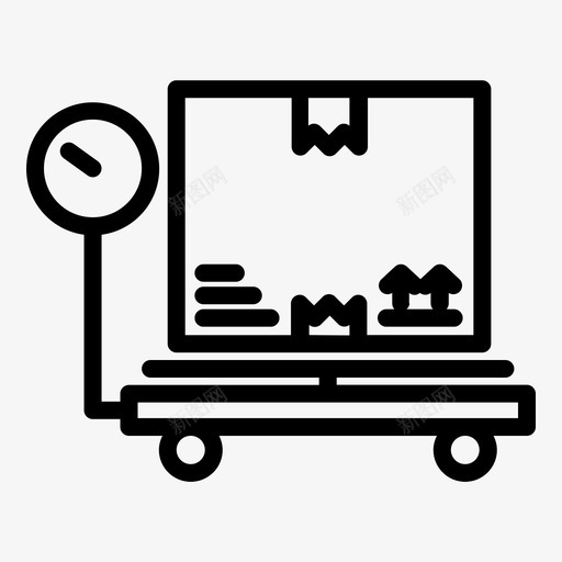 交付包装规模svg_新图网 https://ixintu.com 交付 包装 规模 存储 图标 轮廓