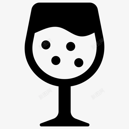 鸡尾酒果汁马提尼svg_新图网 https://ixintu.com 饮料 鸡尾酒 果汁 马提尼 南瓜 夏季 食品 系列 固态 载体 图标