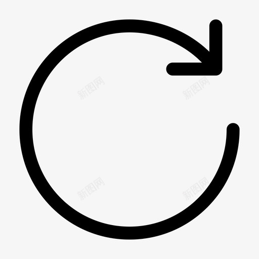 恢复右旋转svg_新图网 https://ixintu.com 恢复 右旋 旋转 界面 基本 字形