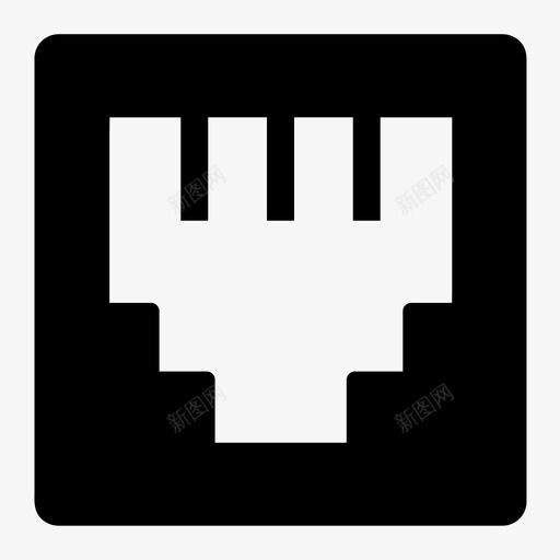 wlan连接连接器svg_新图网 https://ixintu.com 连接 连接器 网络 基本 图标