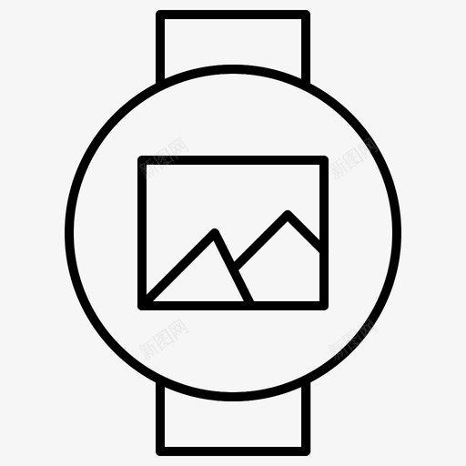 智能手表图像图片svg_新图网 https://ixintu.com 智能 手表 图像 图片 计算机 设备 电子设备 细线