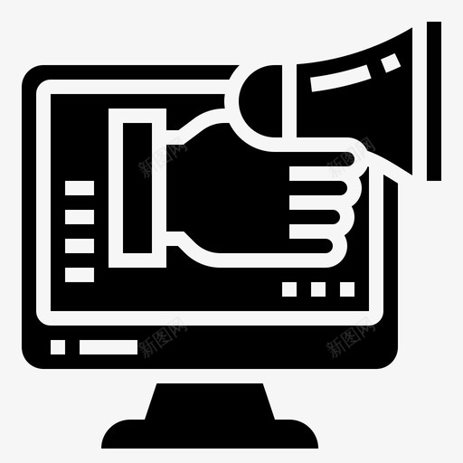 广告公告促销svg_新图网 https://ixintu.com 广告 公告 促销 公共关系 文案 字形