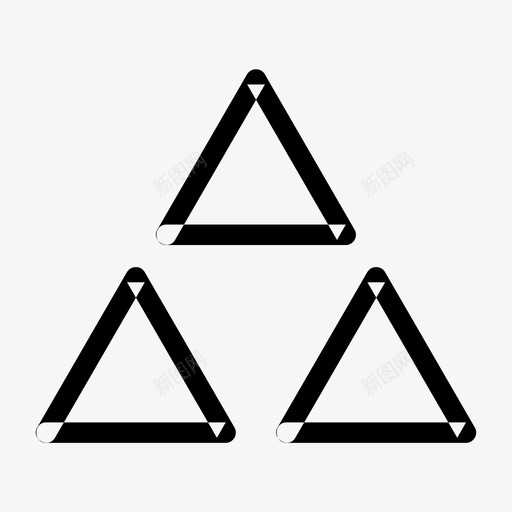 金字塔抽象创意svg_新图网 https://ixintu.com 金字塔 抽象 创意 形状 三角形 网络