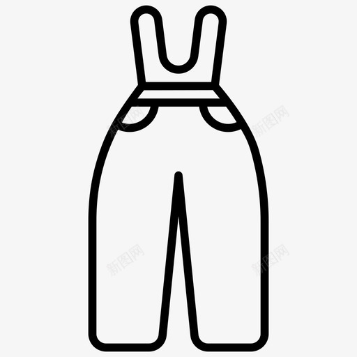 整体套头衫连体衣svg_新图网 https://ixintu.com 整体 连体衣 套装 套头 衣服 配件 向量 图标
