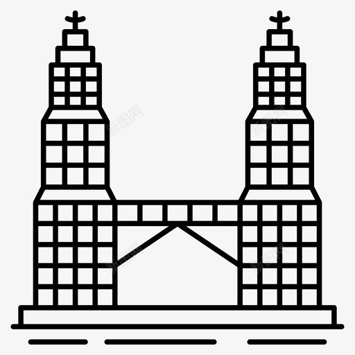 马来西亚国家石油公司吉隆坡马来西亚地标svg_新图网 https://ixintu.com 马来西亚 国家 石油 油公司 吉隆坡 地标 纪念碑 双子塔 室内 建筑 矢量
