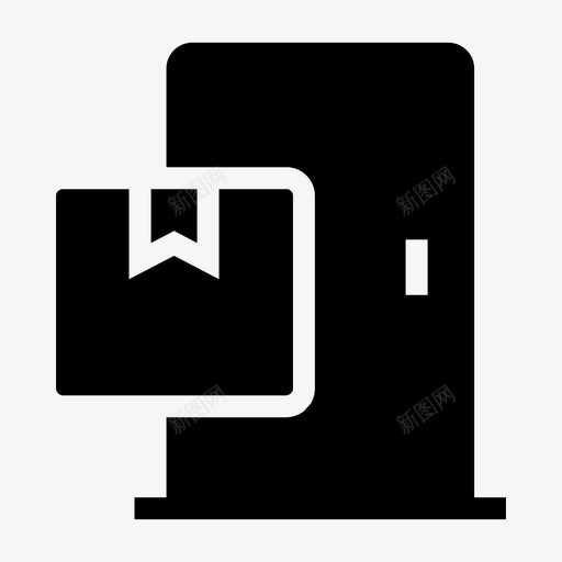 门阶送货物流svg_新图网 https://ixintu.com 门阶 送货 物流 包装 运输 基本 图标