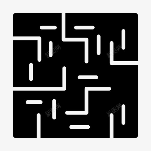 蓝图建筑地图svg_新图网 https://ixintu.com 建筑 房地产 蓝图 地图 字形