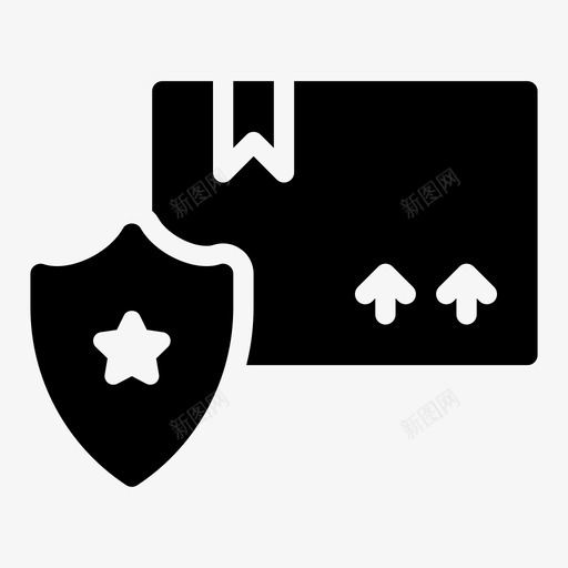 安全包裹盒子保护svg_新图网 https://ixintu.com 安全 包裹 盒子 保护 屏蔽 电子商务