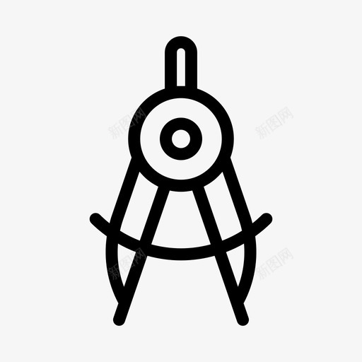 指南针教育数学svg_新图网 https://ixintu.com 指南针 教育 数学 测量 量角器 科学技术 字形