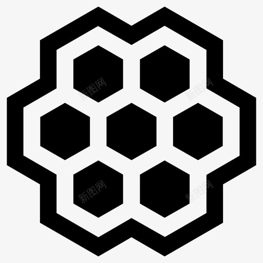 蜂蜜养蜂场蜂巢svg_新图网 https://ixintu.com 蜂巢 蜂蜜 养蜂场 甜蜜