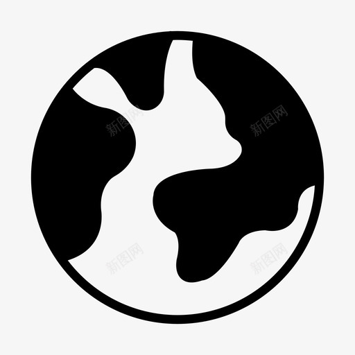 地球地图全球行星svg_新图网 https://ixintu.com 地球 地图 全球 行星 世界 不动产 字形