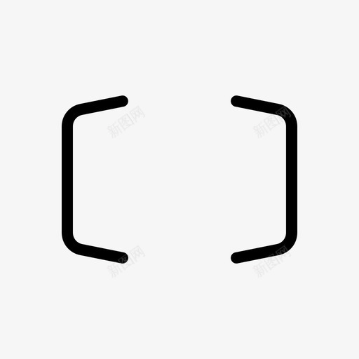 括号游戏界面svg_新图网 https://ixintu.com 游戏 括号 界面 符号 用户界面