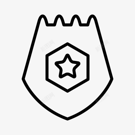 盾牌徽章皇家svg_新图网 https://ixintu.com 盾牌 徽章 皇家 安全