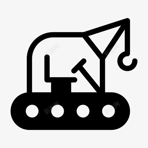 起重机吊钩建筑施工svg_新图网 https://ixintu.com 起重机 吊钩 建筑施工 升降机 施工 标志