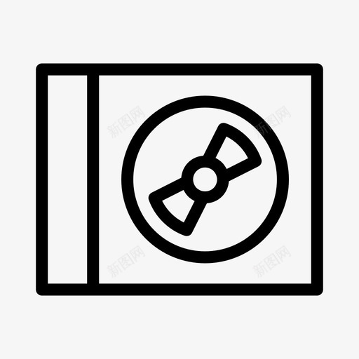 cd包光盘dvdsvg_新图网 https://ixintu.com 包包 光盘 媒体 存储 艺术设计 开发 一个 线条 符号