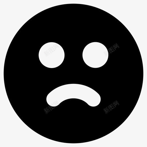 悲伤忧郁愁眉苦脸svg_新图网 https://ixintu.com 悲伤 忧郁 愁眉苦脸