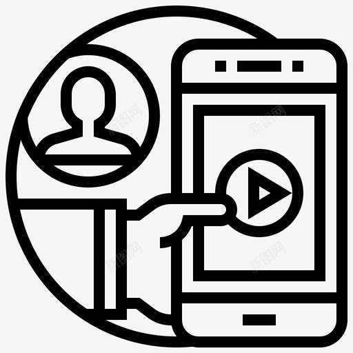 智能手机多媒体通讯接口svg_新图网 https://ixintu.com 智能 手机 多媒体 通讯 接口
