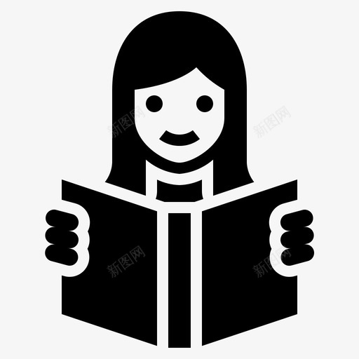 阅读活动生活方式svg_新图网 https://ixintu.com 活动 女人 阅读 生活方式 雕文